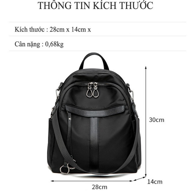 Balo Oxford Chống Thấm Nước – Thời Trang, Tiện Lợi