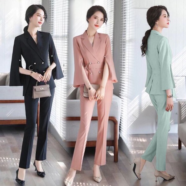 Vest bộ phối nút hai lớp