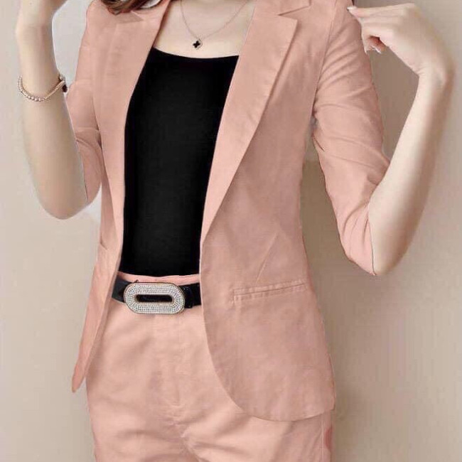 Bộ vest thời trang 4 Món Kèm Thăt Lưng