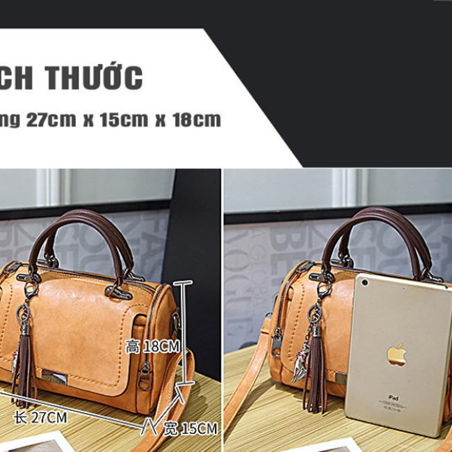 Túi đeo chéo Boston một bên vai 