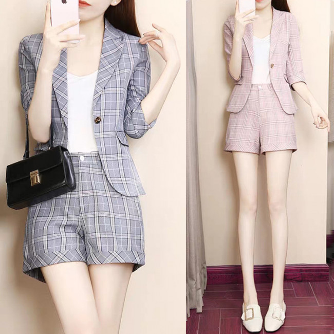 Set vest caro 3 món sành điệu