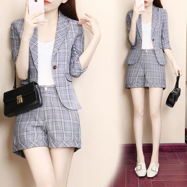 Set vest caro 3 món sành điệu