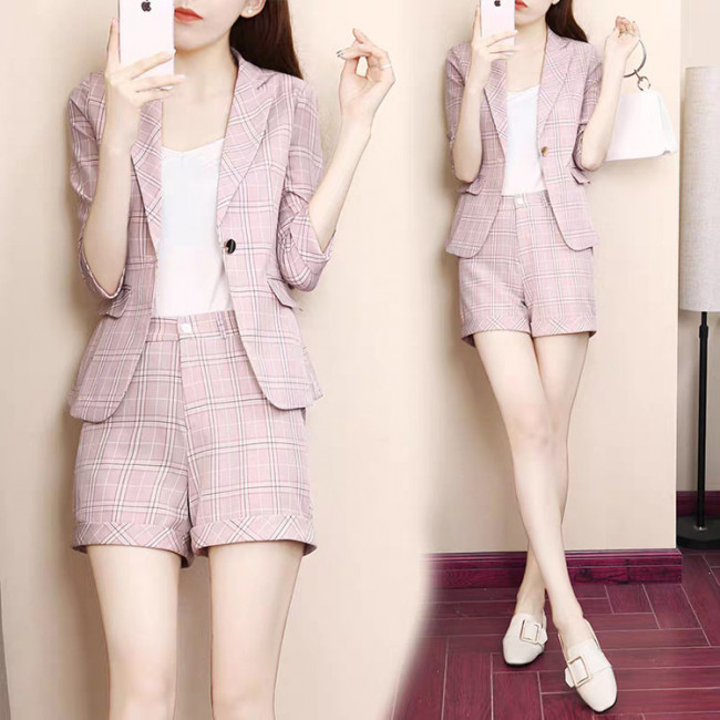 Set vest caro 3 món sành điệu